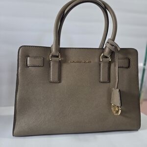 Michael Kors Tan Leather Tote Bag